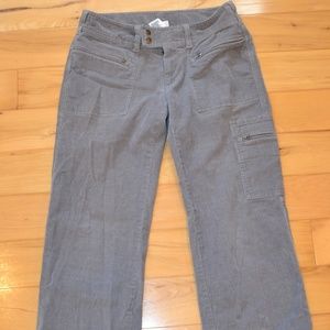 COPY - the North Face gray straight leg cargo corduroy 8